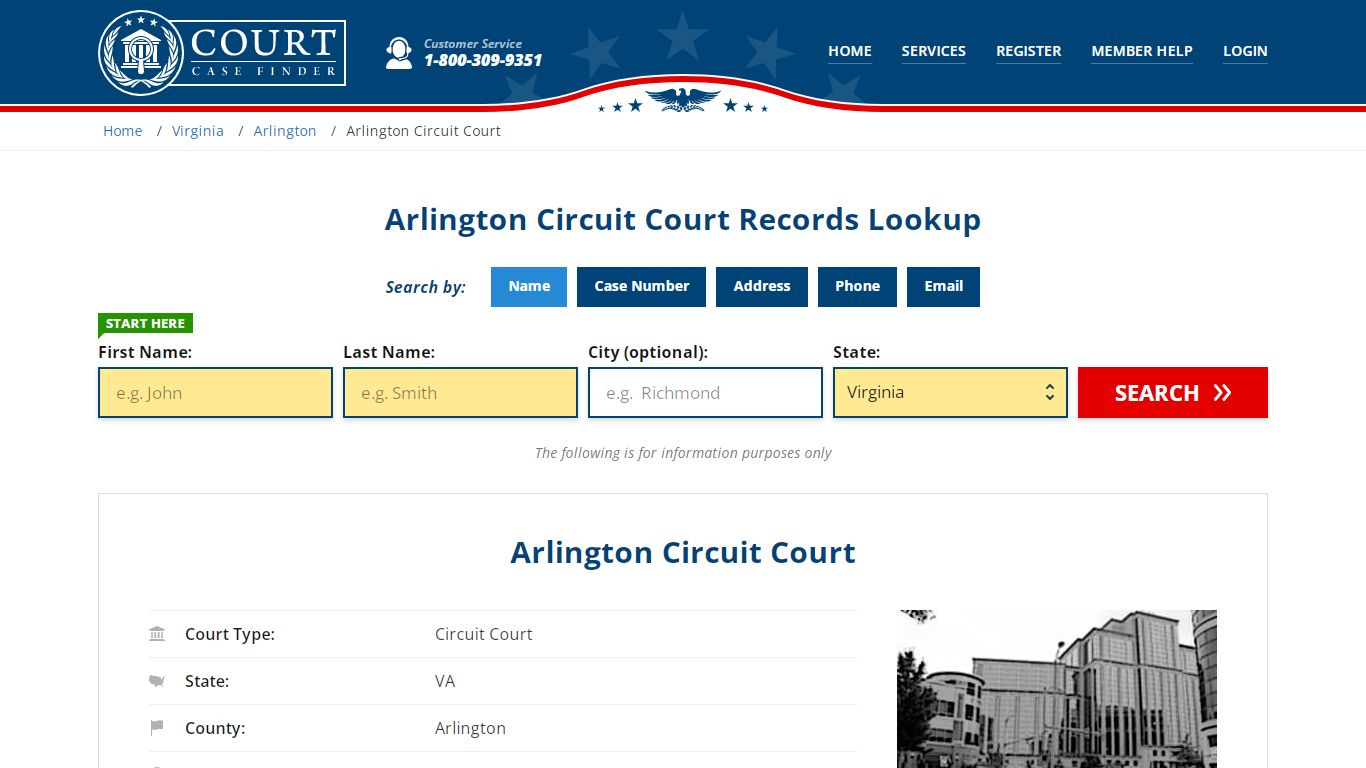 Arlington Circuit Court Records | Arlington, Arlington County, VA Court ...